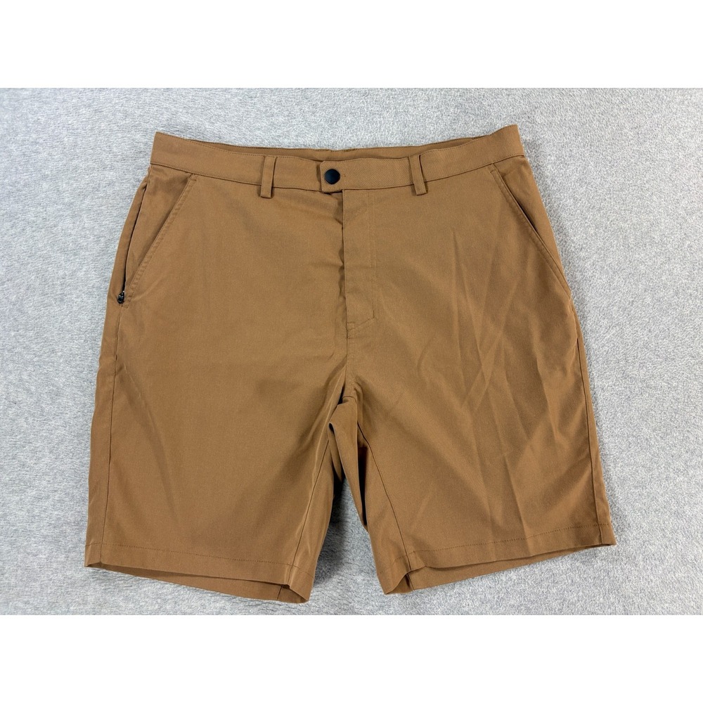 Myles Performance TOUR Shorts (Men's 36) Brown - 9"